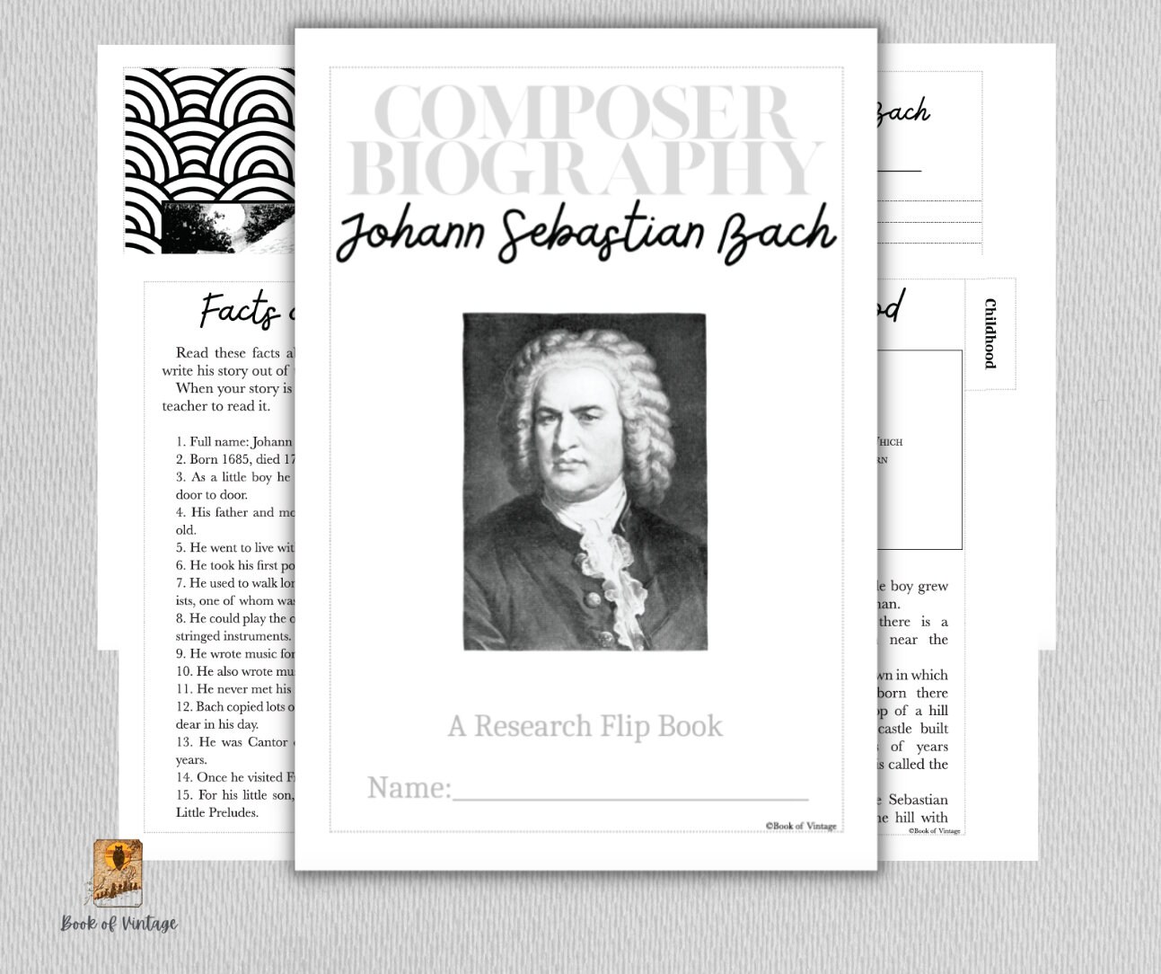 【在庫あり】 Johann Sebastian Book Flip Research Study Composer Bach 洋書