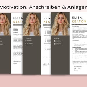 May include: A professional resume template featuring a headshot of a woman with blonde hair. The resume includes sections for contact information, experience, and skills. The design is modern with a clean layout and a dark gray sidebar.