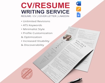 Resume Writer, Resume Writing Service, CV Writer, Resume Writing, ATS Friendly, Photo Resume, Professional Resume, Minimal Resume, German CV