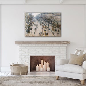 Antikes Ölgemälde | Viktorianische druckbare Kunst | Landschaft Öl auf Leinwand | Vintage Stadt Szene Kunstwerk | Stimmungsvolles Vintage Portrait