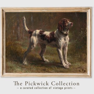 Antique Oil Painting | Victorian Printable Wall Art | A Vintage Portrait of a Dog | Oil on Canvas Portrait | Historical Artwork