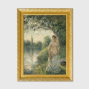 Pintura al óleo victoriana / Pintura al óleo antigua / Pintura al óleo vintage sobre lienzo / Obra de arte histórica / Retrato vintage de una mujer
