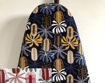 Ironing Board Cover Midnight Banksia Flower