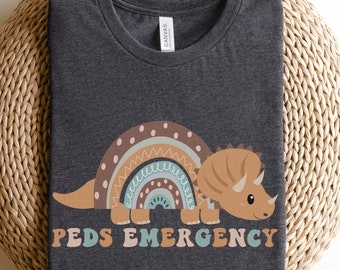 Pediatric Emergency Nurse Shirt Tshirt Peds Emergency Nurse Pedi ER Nurse Shirt Pediatric Nurse Shirt Pedi Nurse Er Department Future Nurse