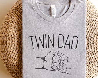 Twin Dad Shirt Future Dad Gift Expecting Dad Gift Twin Dad Gift Expecting Twins Twin Daddy Twin Dad Tshirt Dad of Twins Fathers Day Gifts