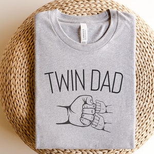 Twin Dad Shirt Future Dad Gift Expecting Dad Gift Twin Dad Gift Expecting Twins Twin Daddy Twin Dad Tshirt Dad of Twins Fathers Day Gifts