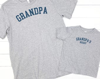 Camisetas para abuelos y amigos, camiseta para abuelos, regalo para abuelos, promoción de abuelos, anuncio de bebé, camisetas familiares a juego para abuelos y nietos.