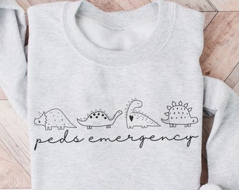 Pediatric Emergency Nurse Sweatshirt Crewneck Peds Emergency Nurse Pedi ER Nurse Pediatric Nurse Sweatshirt Pedi Nurse Er Department