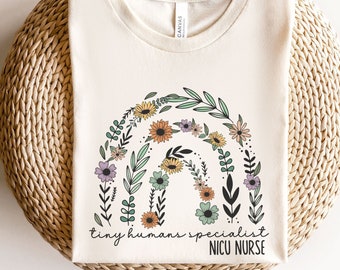 Wildflowers NICU Nurse Shirt NICU Nurse Tshirt Gift for NICU Nurse T Shirt Neonatal Intensive Care Unit Team Crew Squad Future Rn Gifts