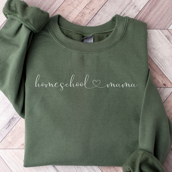 Homeschool Mama Sweatshirt Homeschool Mom Tshirt Homeschool Mom Gift Homeschooler Shirt Homeschool Teacher Gift Mother's Day Gifts