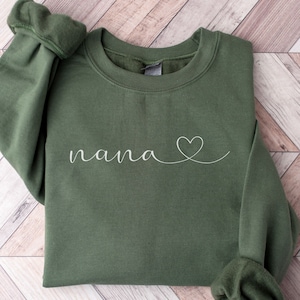 Nana Sweatshirt Nana Crewneck New Nana Gifts Nana Shirt Nana Sweater Grandmother Gifts Mothers Day Gift Nana Tshirt Promoted to Nana