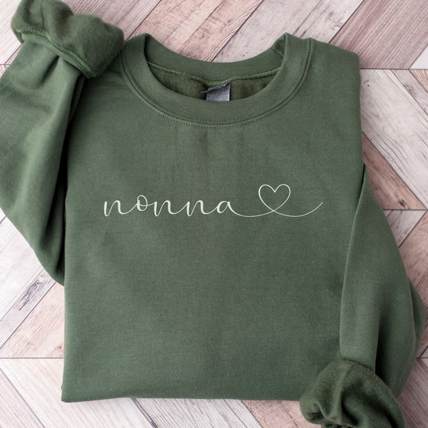 Nonna Sweatshirt Nonna Crewneck New Nonna Gifts Nonna Shirt Nonna Sweater Grandmother Gifts Mothers Day Gift Nonna Tshirt Promoted to Nonna