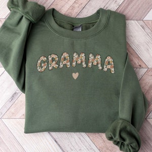 Gramma Sweatshirt Gramma Crewneck New Gramma Gifts Gramma Sweater Grandmother Gifts Gramma Gift Promoted to Gramma Gift from Grandkids