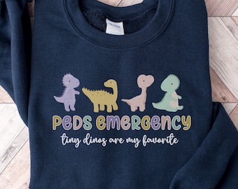Pediatric Emergency Nurse Sweatshirt Crewneck Peds Emergency Nurse Pedi ER Nurse Gifts Pediatric Nurse Sweatshirt Pedi Nurse Er Department