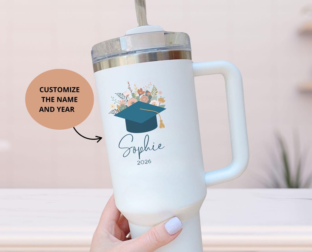 Personalized Senior 2026 40oz Tumbler Custom Class of 2026 Travel Mug ...
