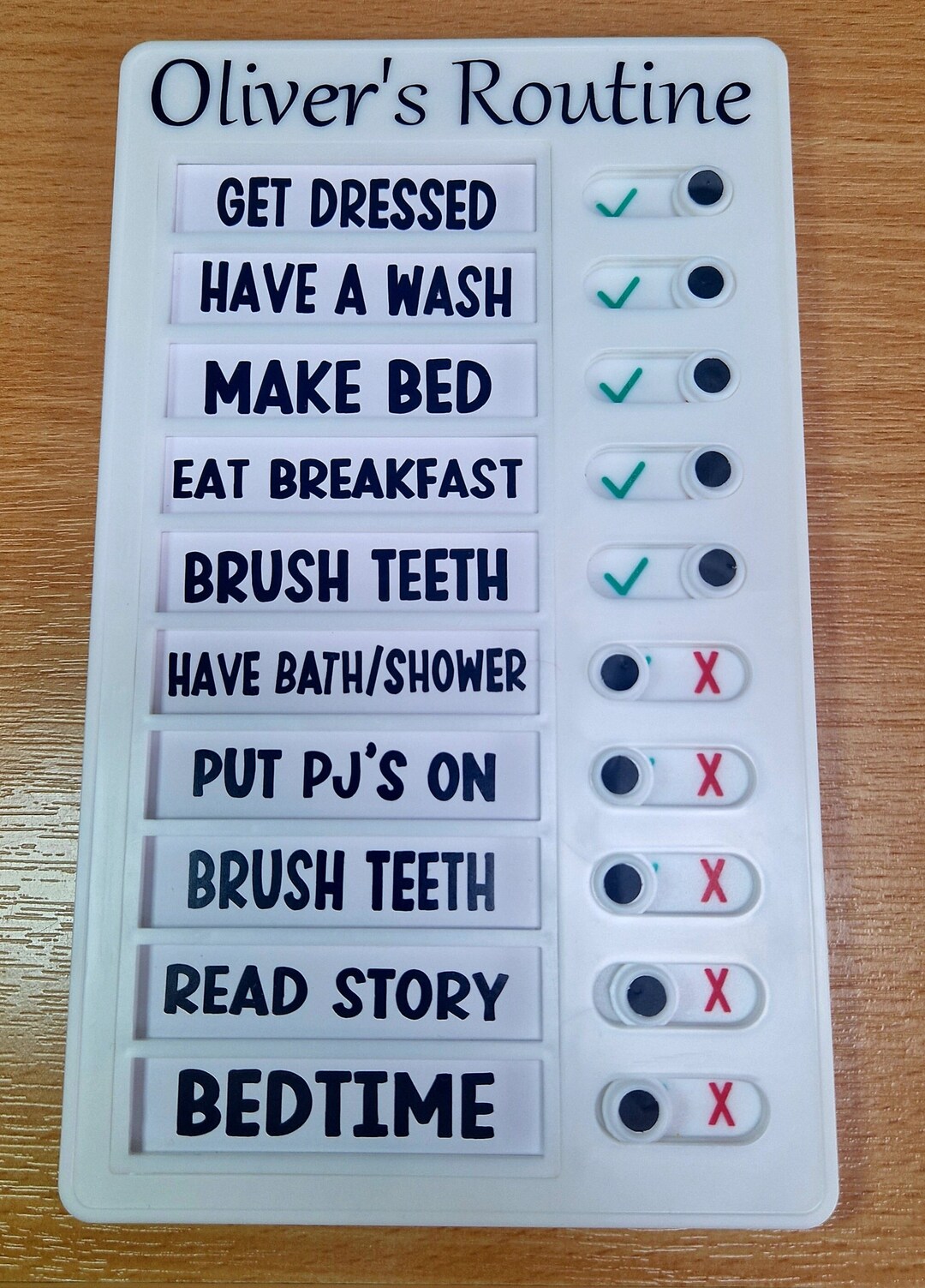 Personalised Routine/chore Chart - Etsy