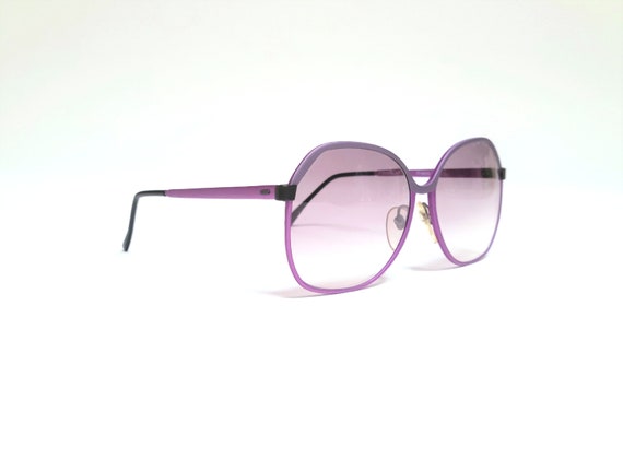 Vintage Tura 1980's Oversized Two-Tone Lavender S… - image 5