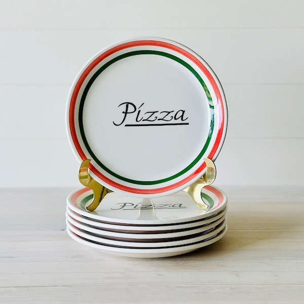 Pizza Plates Ceramic Etsy