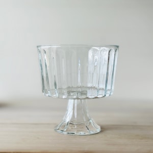 Vintage Elegance Glass Trifle Dish