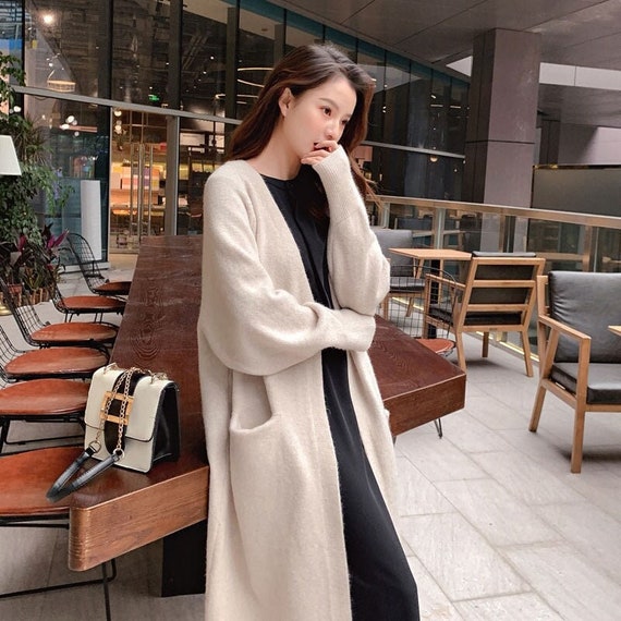 long open sweater