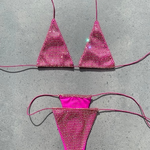 Celeste bikini bottoms - Hot pink
