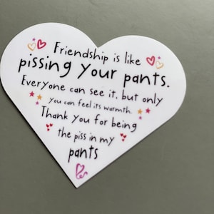 Sticker amitié, pour femme, cadeau de Noël amusant, pour petite amie, meilleure amie, cadeau d'anniversaire, pour elle, cadeau de meilleure amie au travail, bas de Noël