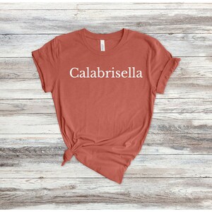 Calabrisella Italian Shirt, Adult Italian Tees