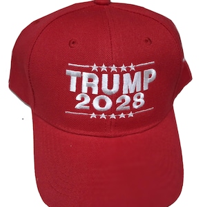 Trump  2028 red baseball hat