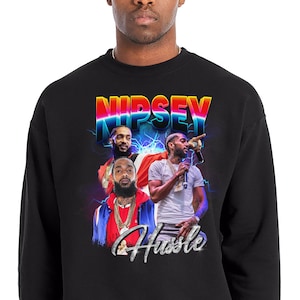 NIPSEY HUSSLE Throwback Rundhalsausschnitt