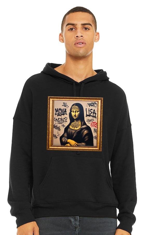 Mona Lisa Thug Life Ski Mask Gangsta Black Hoodie - Etsy