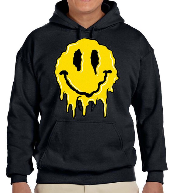 Moletom com capuz preto Smile DRIP Portugal