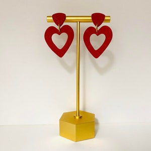 Red Heart Dangles &lt;3