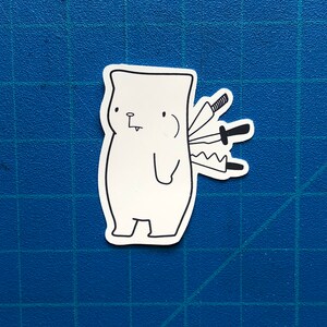 Curiosities and Tragedies Matte Vinyl Sticker