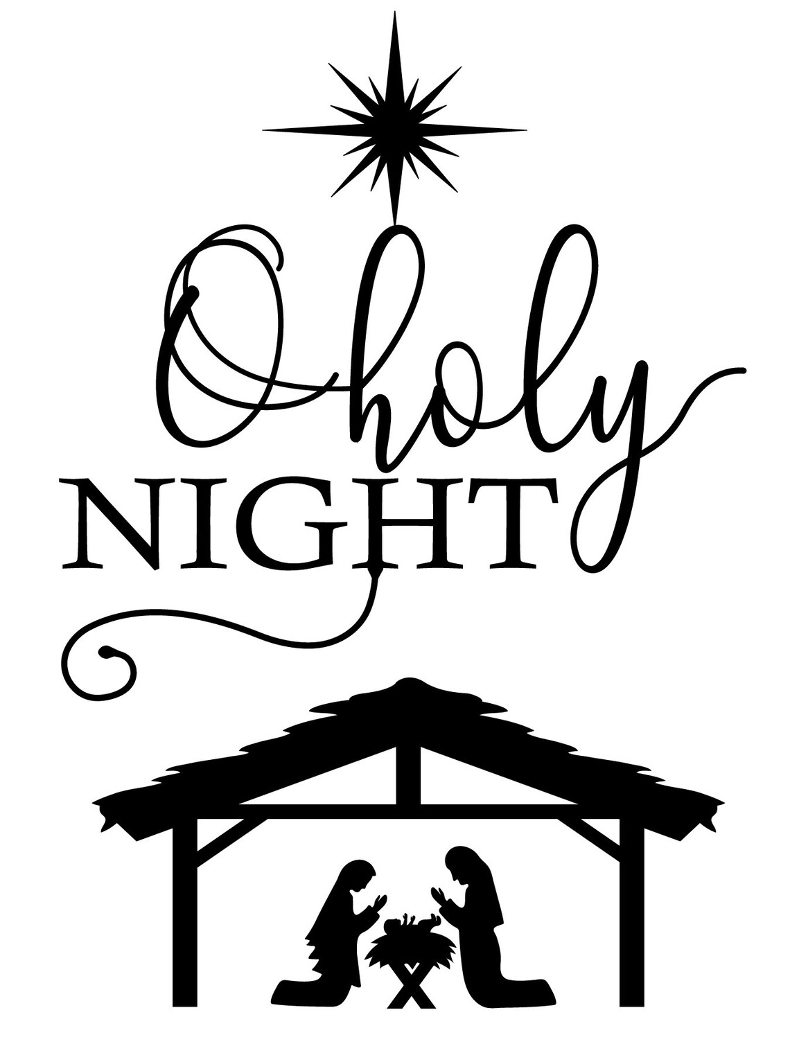 O Holy Night SVG PNG Christmas SVG Files for Cutting Etsy Canada