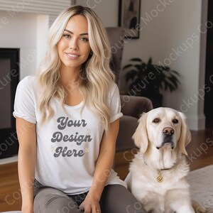 Bella Canvas 3001 White Mockup, 3001 Tshirt Mockup, Model Bella Canvas 3001 Mocks, Model Mockup, Tshirt Mock up, Tee Mockup Unisex T-Shirt