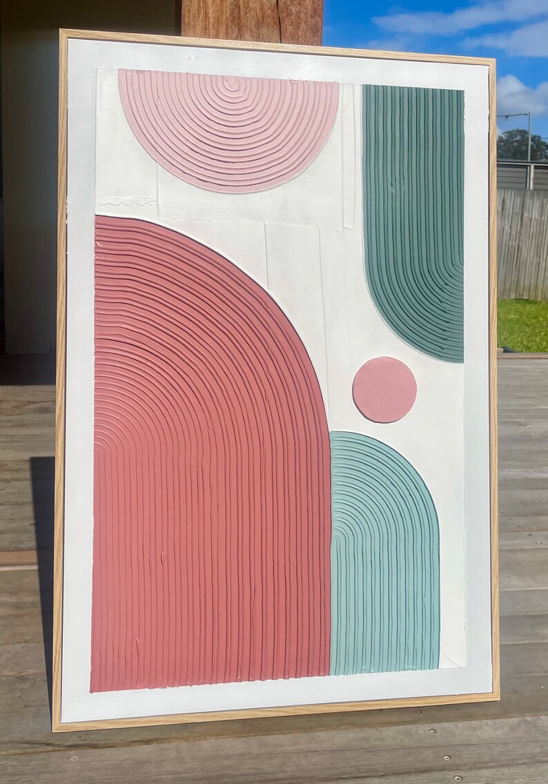 Textured Artwork Abstract Wall Art Arch Painting Wall Etsy Australia