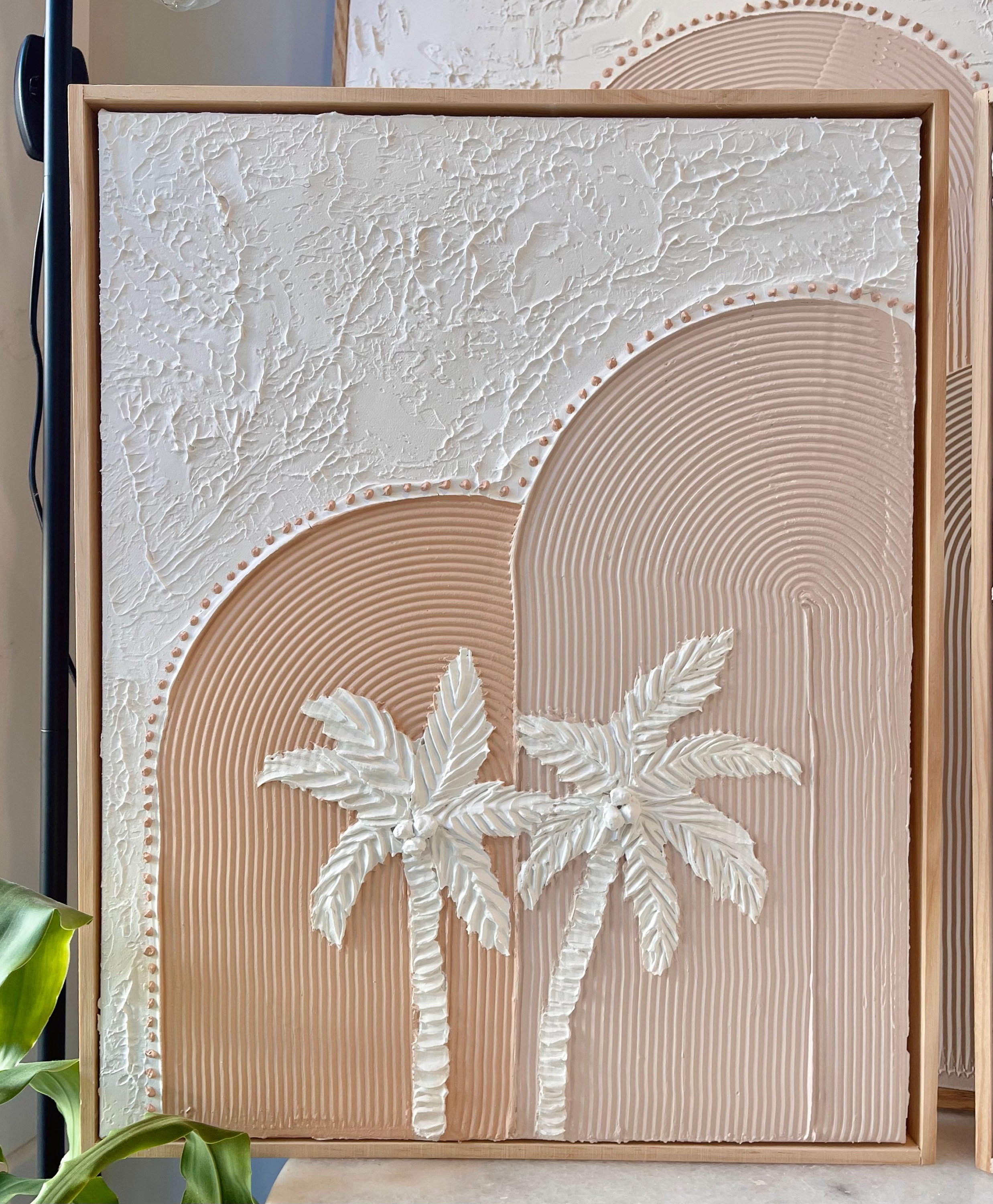 Textured Wall Art Textured Painting Palms Wall Art Palm Etsy Australia