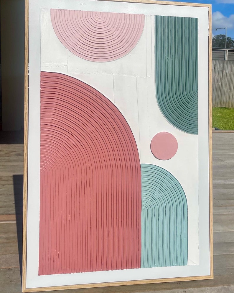 Textured Artwork Abstract Wall Art Arch Painting Wall Etsy Australia