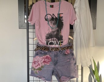 Upcycled Pink Gap Shorts