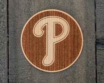 Wood Philadelphia Phillies Sticker