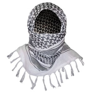 Original Cotton Keffiyeh Tactical Arab Head Scarf Wrap Shemagh