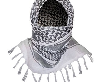 Original Cotton Keffiyeh Tactical Arab Head Scarf Wrap Shemagh