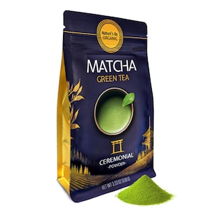 Ceremonial Matcha Green Tea Powder – USDA Organic, Rich Umami Flavor