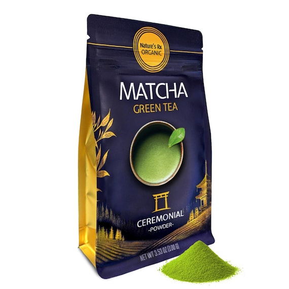 Ceremonial Matcha Green Tea Powder – USDA Organic, Rich Umami Flavor