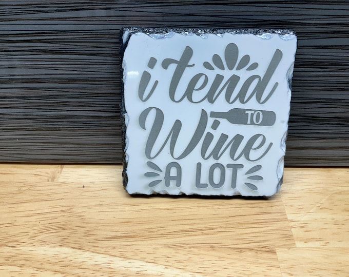 Cute wine coaster