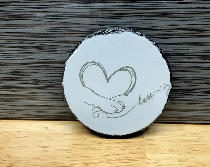 Paw and Hand Coasters