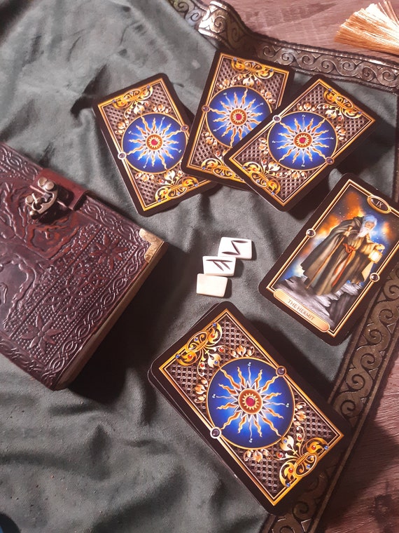 Three Card Draw Tarot Reading Etsy