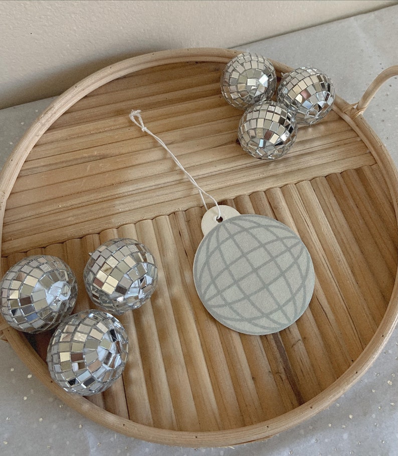 Disco Ball Car Air Freshener Etsy