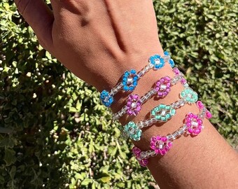 Colorful Flower Bracelet
