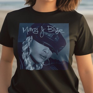 Mary J Blige Shirt, Mary J Blige Tshirt new design casual unisex tee size S-2XL zdjęcie 1